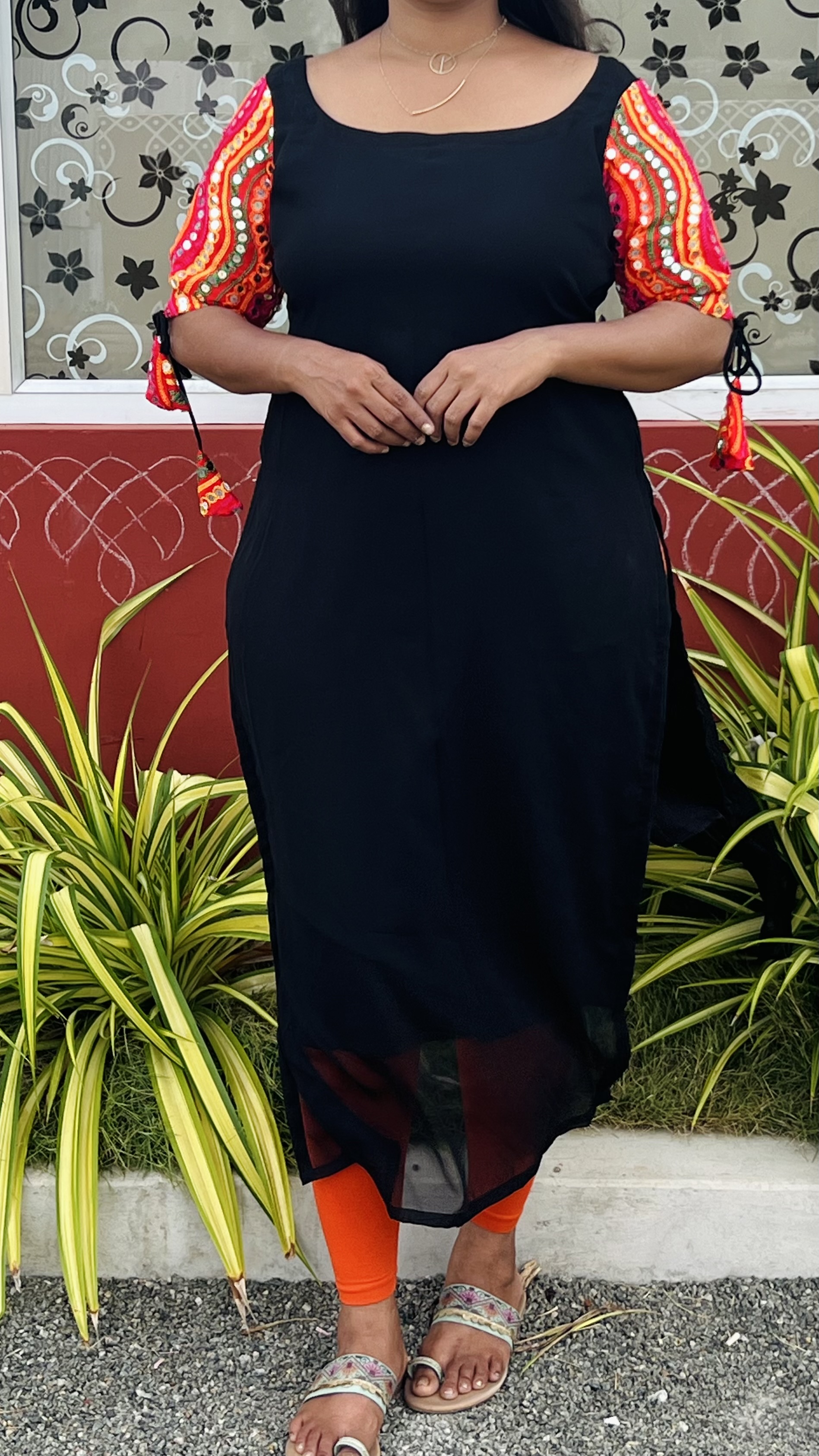 Georgette With Sequins Kurta