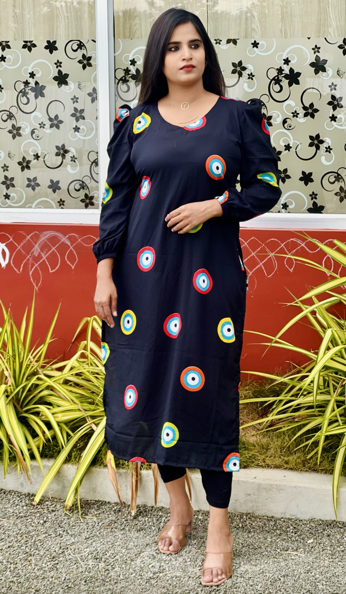 Eye printed Kurta